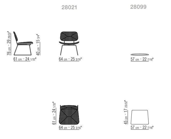 Кресло для салазок Flexform ARCH-00070719 - Вид №3