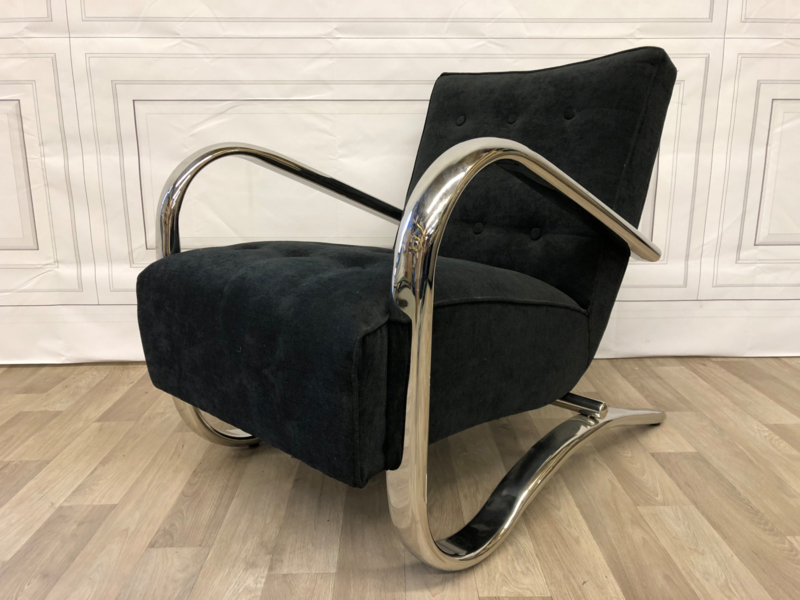 Кресло Sebastian от Eichholtz черное EICHHOLTZ ДИЗАЙНЕРСКИЕ, EICHHOLTZ 062303 Черный  - Вид №1