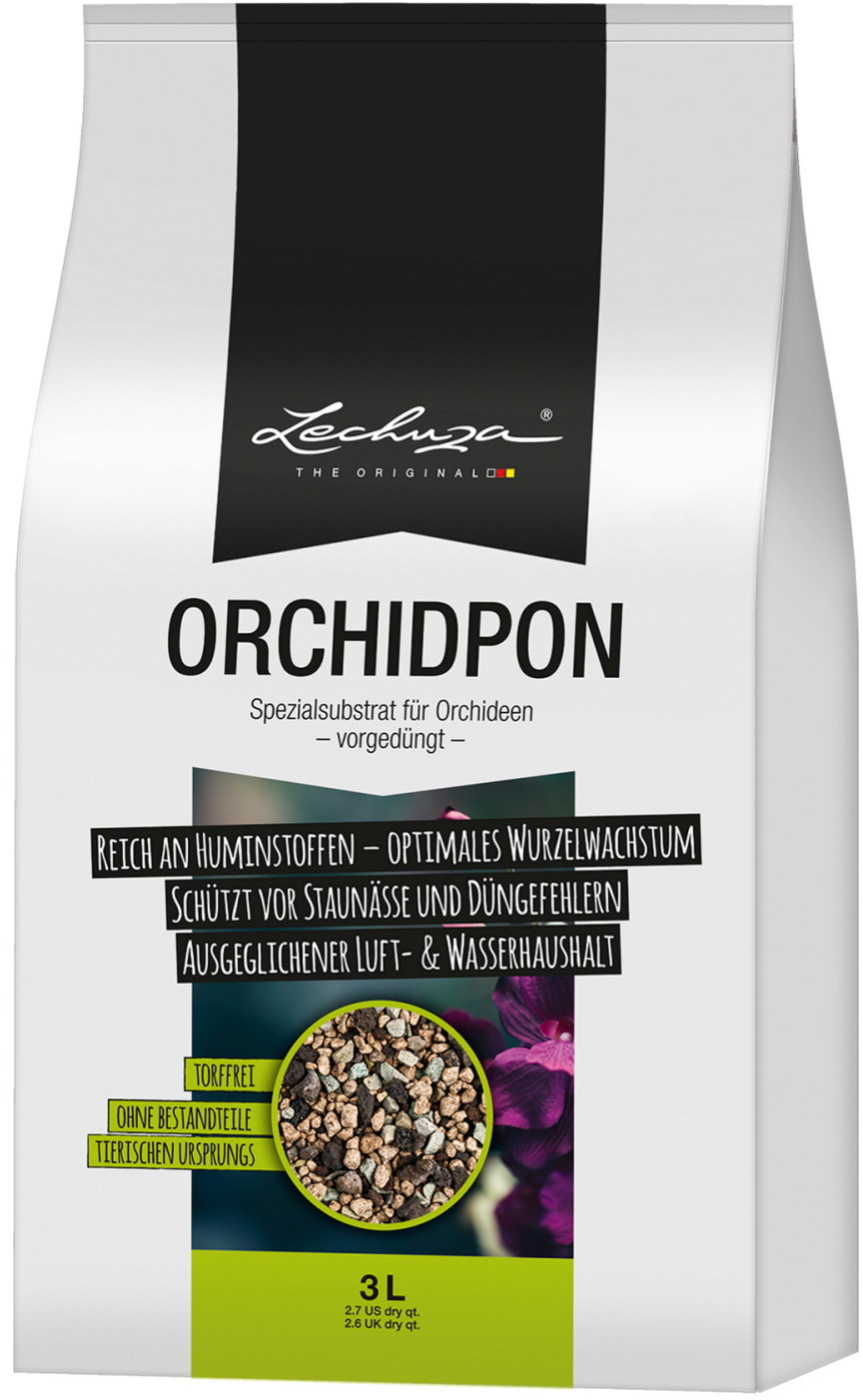 91201589 Субстрат для орхидей ORCHIDPON 19580, 3 л STLM-0516196 LECHUZA