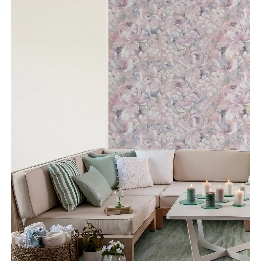 Обои флизелиновые Startdeco Натали сиреневые 1.06 м 989445 STLM-2061743 - Вид №2