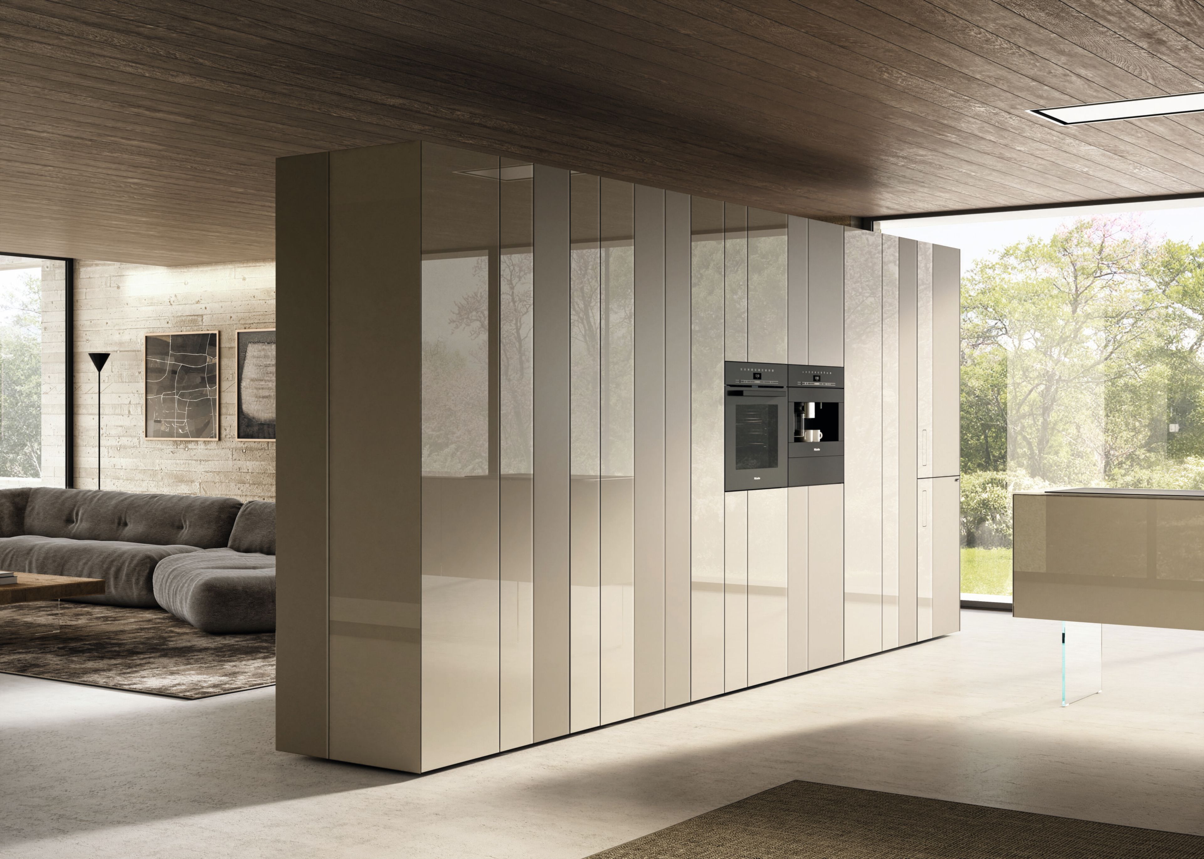 Встроенная кухня с островом Lago 36e8 ARCH-00150277 - Вид №2