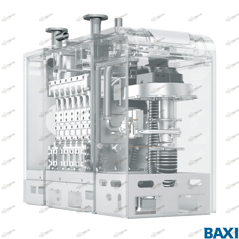 7702605 Напольный газовый конденсационный котел увеличенной мощности BAXI POWER HT-A 1.430 BAXI 