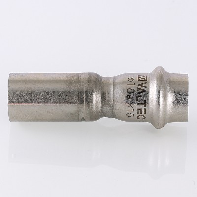 VTi.905.I.002218 Фитинг из нержавеющей стали – вставка переходная Valtec 22 х 18 мм  - Вид №8