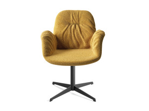 Тканевый стул с подлокотниками