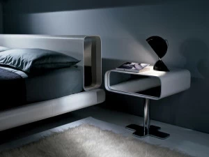 i 4 Mariani Прикроватная тумбочка из массива дерева с ящиками Tube