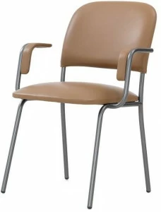 EmmeBi Кожаное кресло с подлокотниками со встроенной подушкой Ginevra