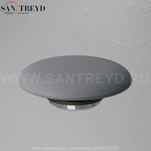 A038VX.116 Донный клапан с керамической накладкой с функцией Click-clack A. e. T. Italia RICAMBI Серый матовый