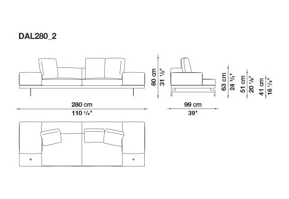 3-местный тканевый диван B&B Italia док ARCH-00033457 - Вид №33