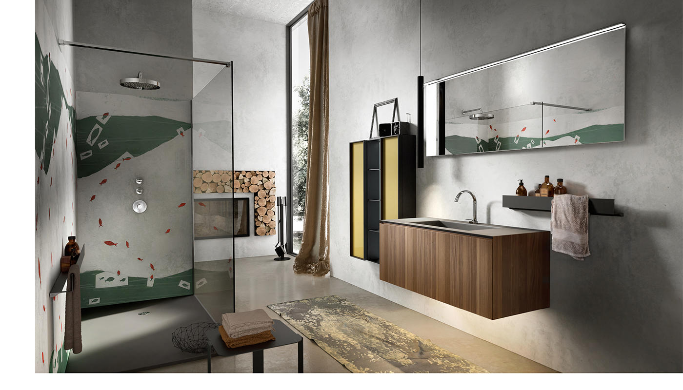 ED-ST13 Edone Поддон для душа Naos NAOS Доступен со стальным трапом круглого или квадратного сечения в стандартной комплектации или в качестве опции в том же цвете  - Вид №3