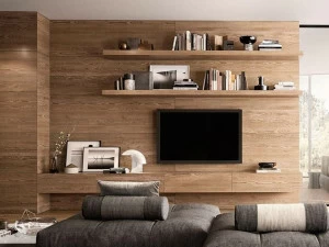 GAROFOLI Настенный ящик для хранения из дерева Parquet vintage