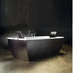 Ванна приставная с гидромассажем Kali Metal Corten 180 см