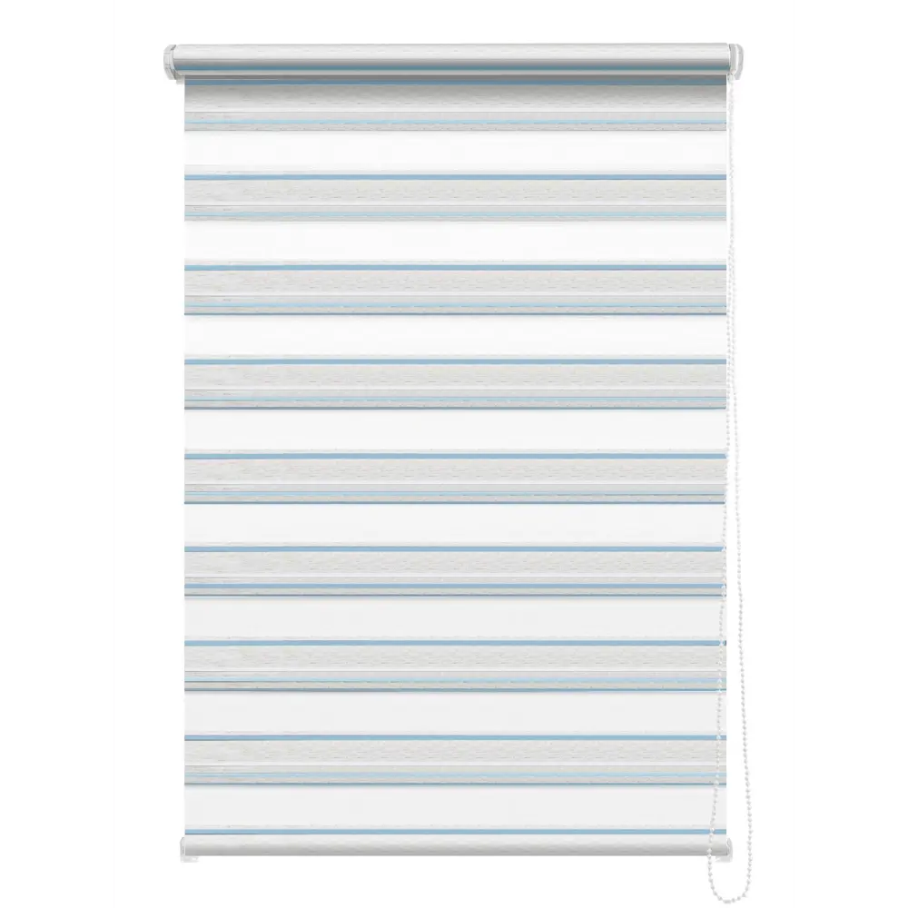 Штора рулонная день-ночь Granada 40x160 см голубая MIAMOZA Коллекция 2024г STLM-2101257