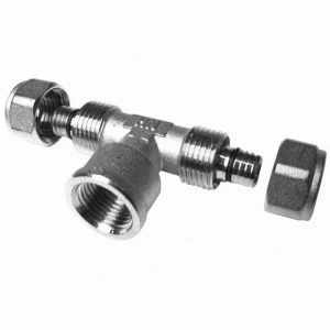 Тройник обжим-В с оловянным покрытием HENCO 20х3/4"х20