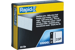 16043407 Супертвердые закаленные гвозди тип 23P 35 мм 10000 шт. 40104406 Rapid