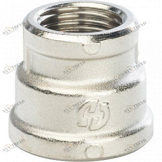 Муфта переходная ВВ 3/4х1/2" никель STOUT SFT0006003412