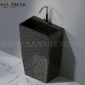 L115401P Напольная раковина стоящая прямоугольная A. e T. Italia Tower