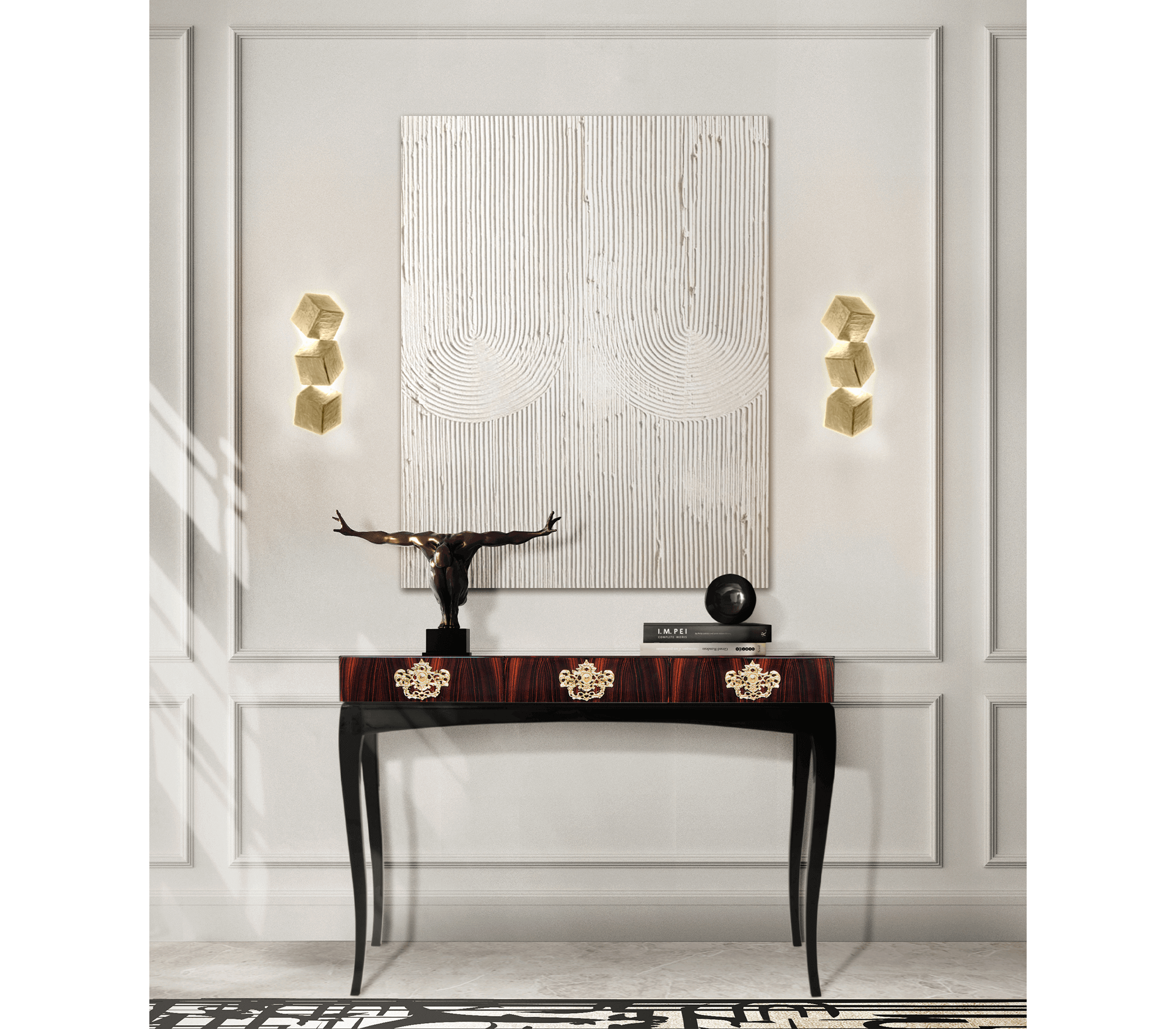 0-321 Консоль Trinity из розового дерева Boca Do Lobo  - Вид №8