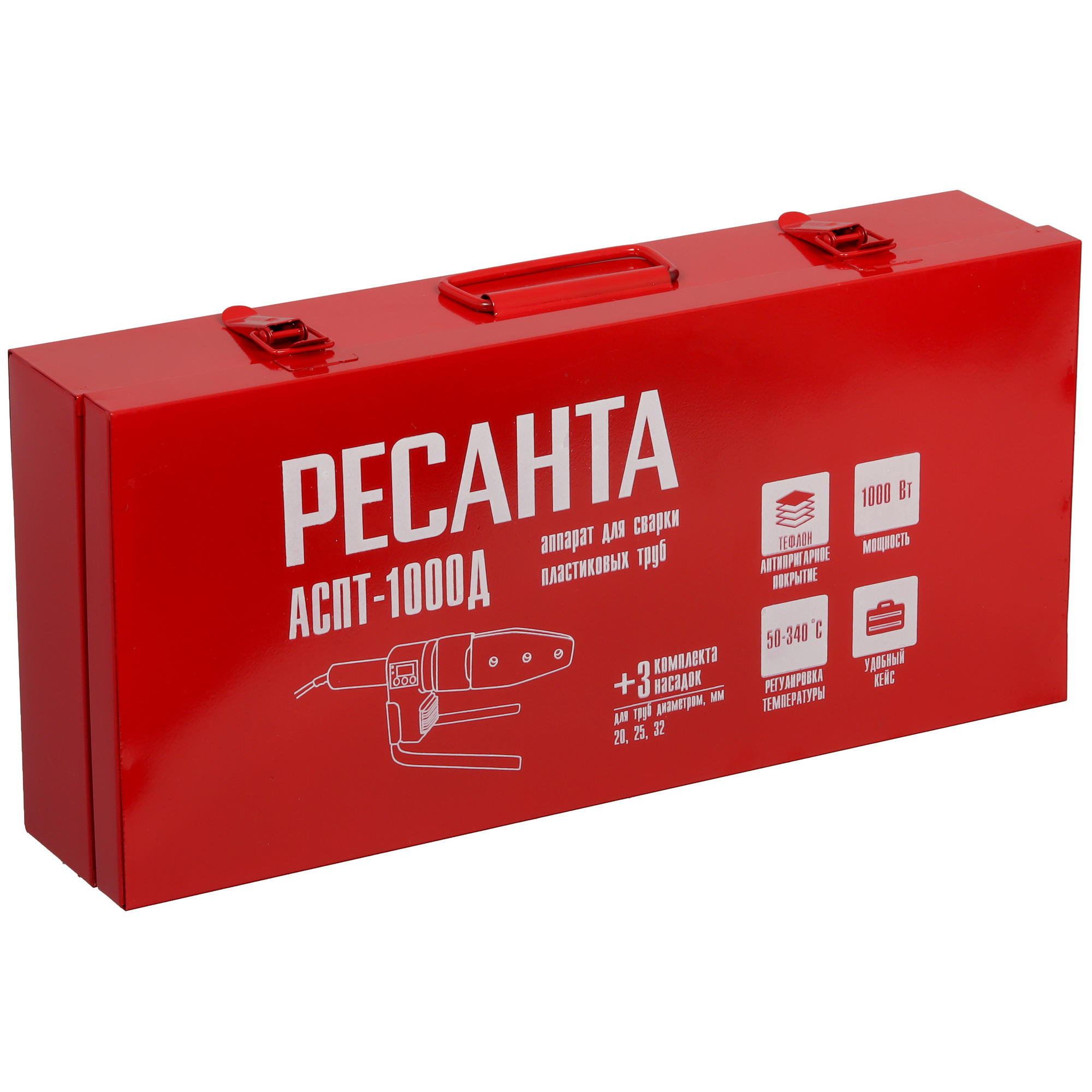 Сварочный аппарат для пластиковых труб Ресанта АСПТ-1000Д 9122433 STDN-0093746 - Вид №8