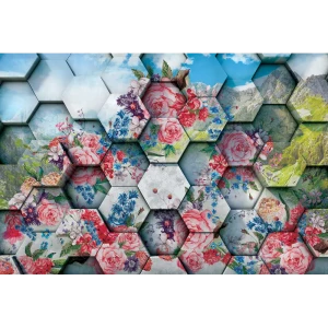 Фотообои Альпийская мозаика флизелиновые, 400x270 см, L13-194