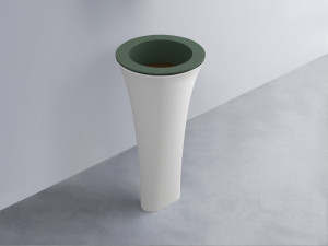 AMLA45-MU+AMPILT-CA+AMCOLT-BL Раковина Amedeo Tondo отдельностоящая cielo Enjoy + Amedeo