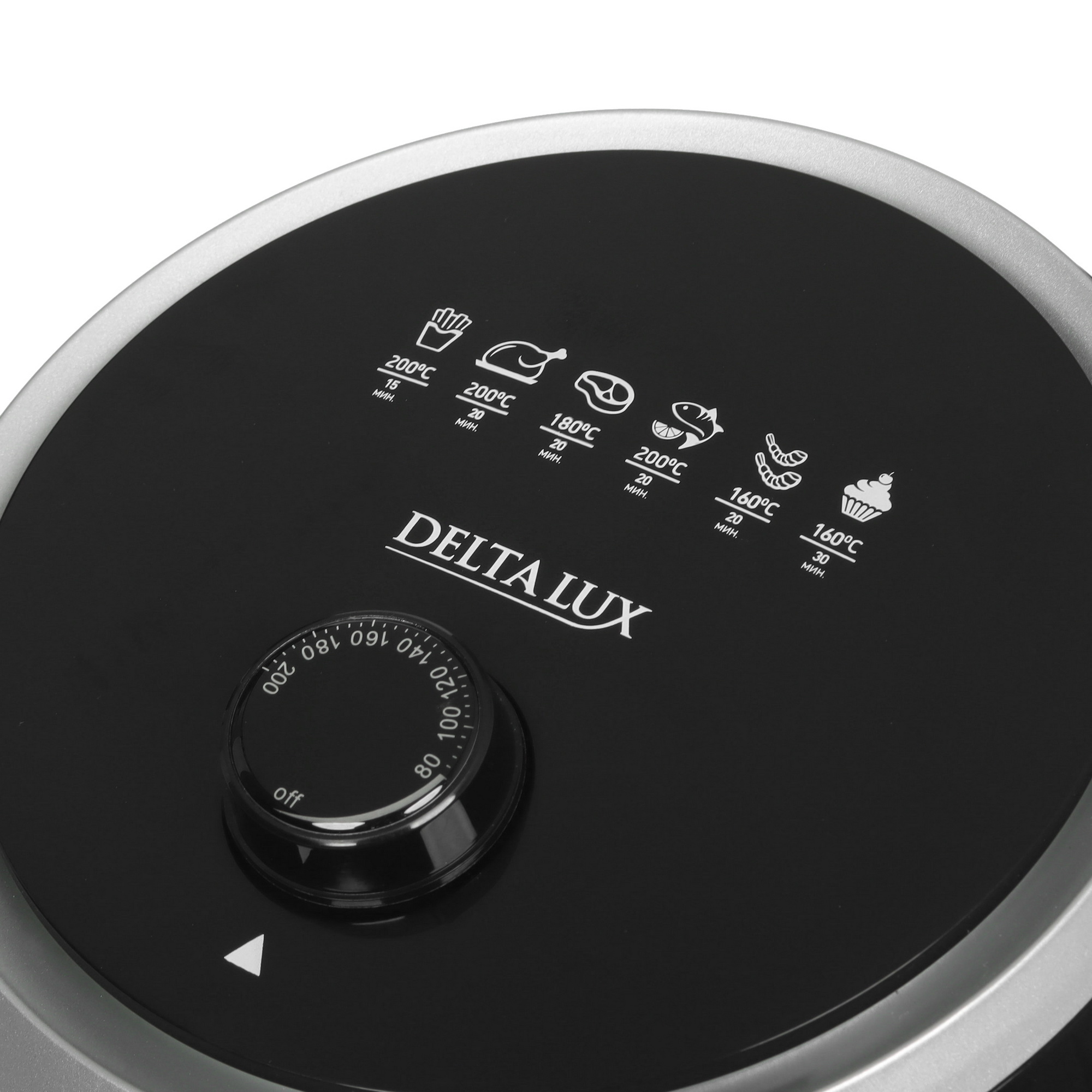 5354882 Аэрогриль DELTA LUX DE-6102 черный STDN-0143627 - Вид №5