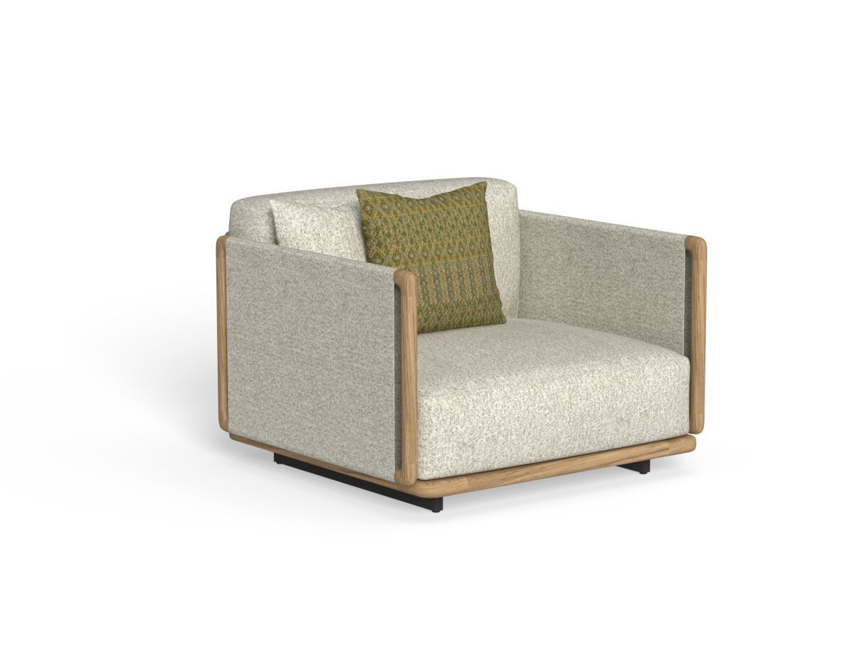 Тканевое садовое кресло с подлокотниками Talenti Jun ARCH-00129791