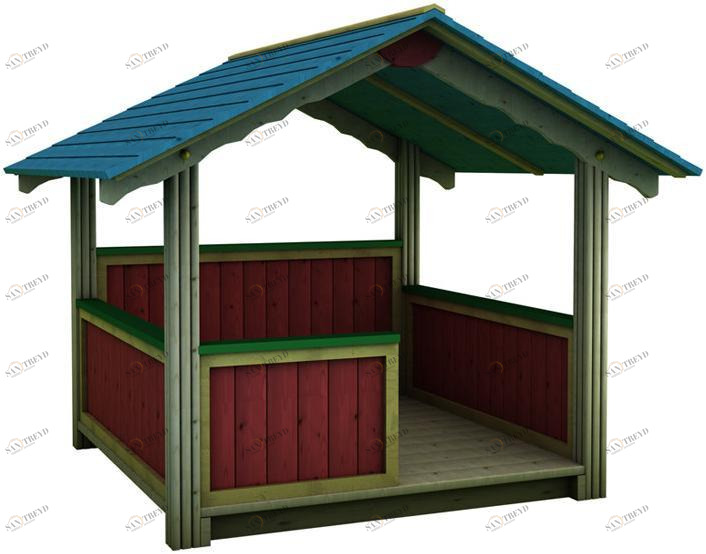 INDUSTRIA LEGNAMI TIRANO Домик для детской площадки sun-id-1409655