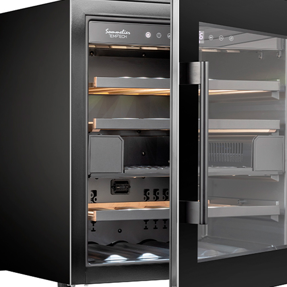 9173360 Винный шкаф Temptech SOMZ60DB-24 черный STDN-0051415 - Вид №3