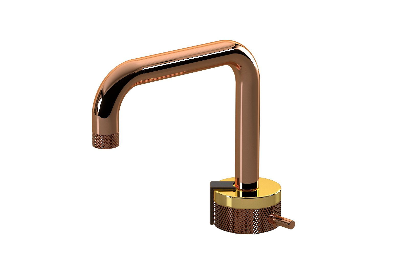 E-11500-R1AU-L2OB-RG Однорычажный прогрессивный смеситель для раковины - излив 15,3см GRAFF MOD+