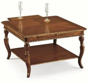 SCAPPINI & C Квадратный деревянный журнальный столик с вещевым ящиком 35th anniversary 981