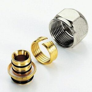 Евроконус для м/пл.трубы и PEX 16х2(М24х19) EMMETI