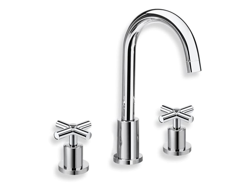 Смеситель для раковины с 3 отверстиями без слива CRISTINA Rubinetterie Exclusive ARCH-00150270