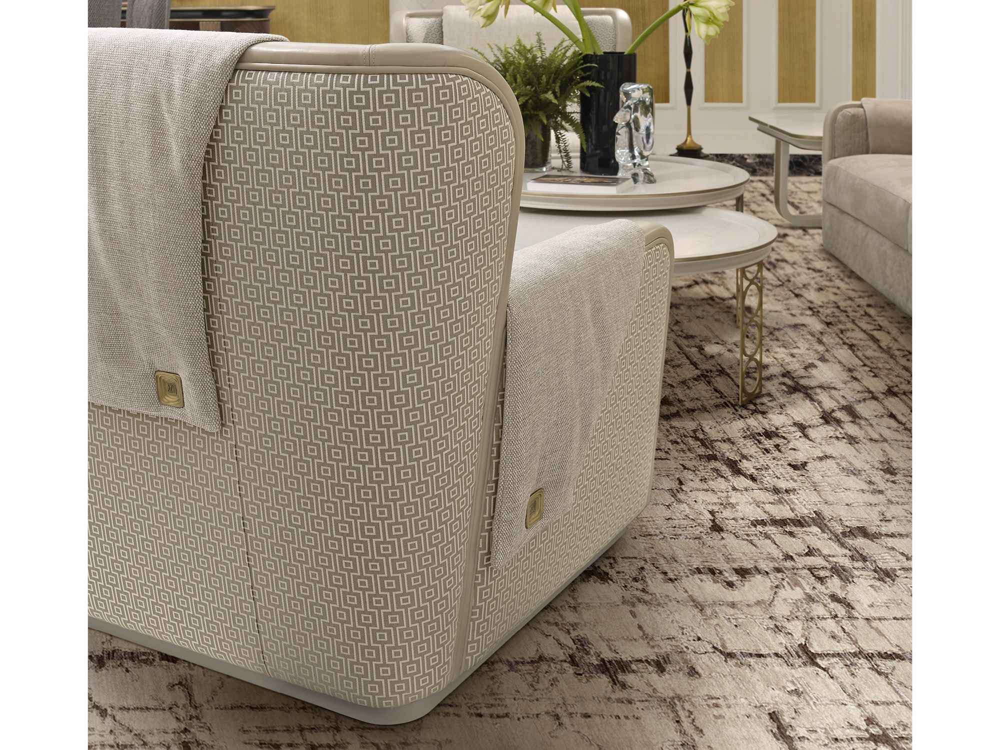 Тканевое кресло с подлокотниками A.R. Arredamenti ARCH-00150410 - Вид №1