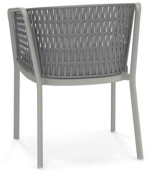 emu Кресло из алюминия и плоской плетеной веревки Carousel 1214 - Вид №1