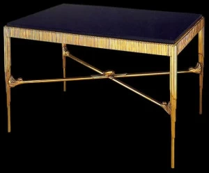 Tisserant Прямоугольный стол из бронзы Scarabees