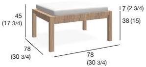 RODA Садовая скамейка из тика Network sun-id-1488323 - Вид №13