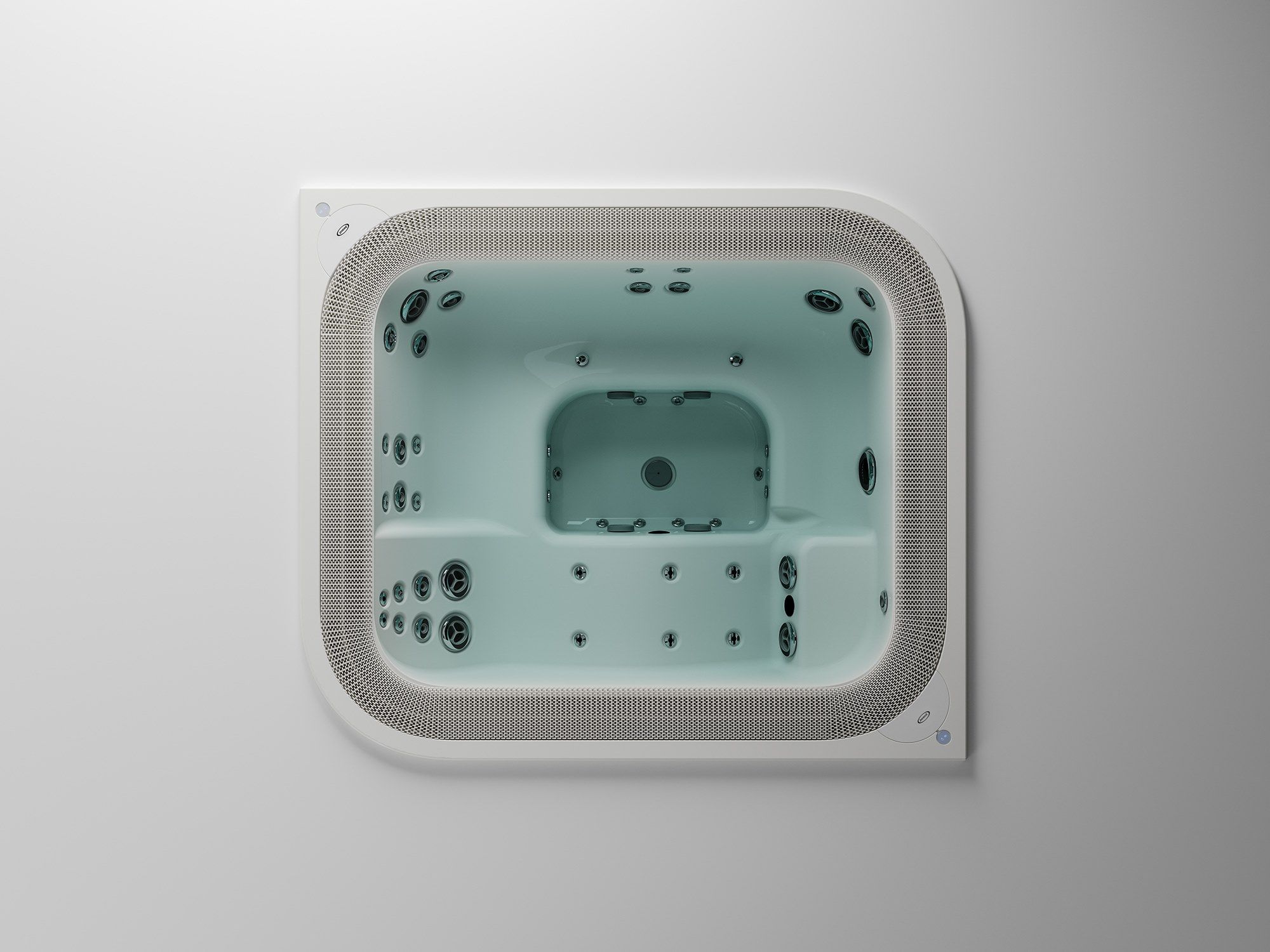 Прямоугольная акриловая мини-чаша с гидромассажем для наружного применения Jacuzzi® Virtus ARCH-00032691 - Вид №10