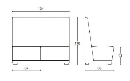 Ткань диван Diemme Circuit ARCH-00019020 - Вид №2