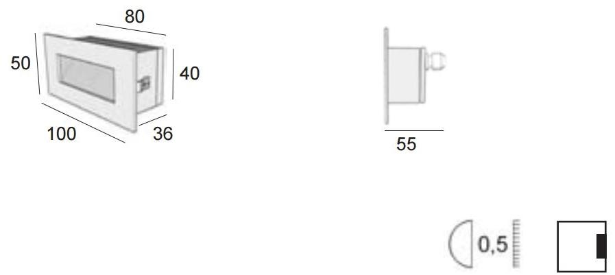 BEL-LIGHTING Настенная светодиодная лестница из алюминия  1189  - Вид №3