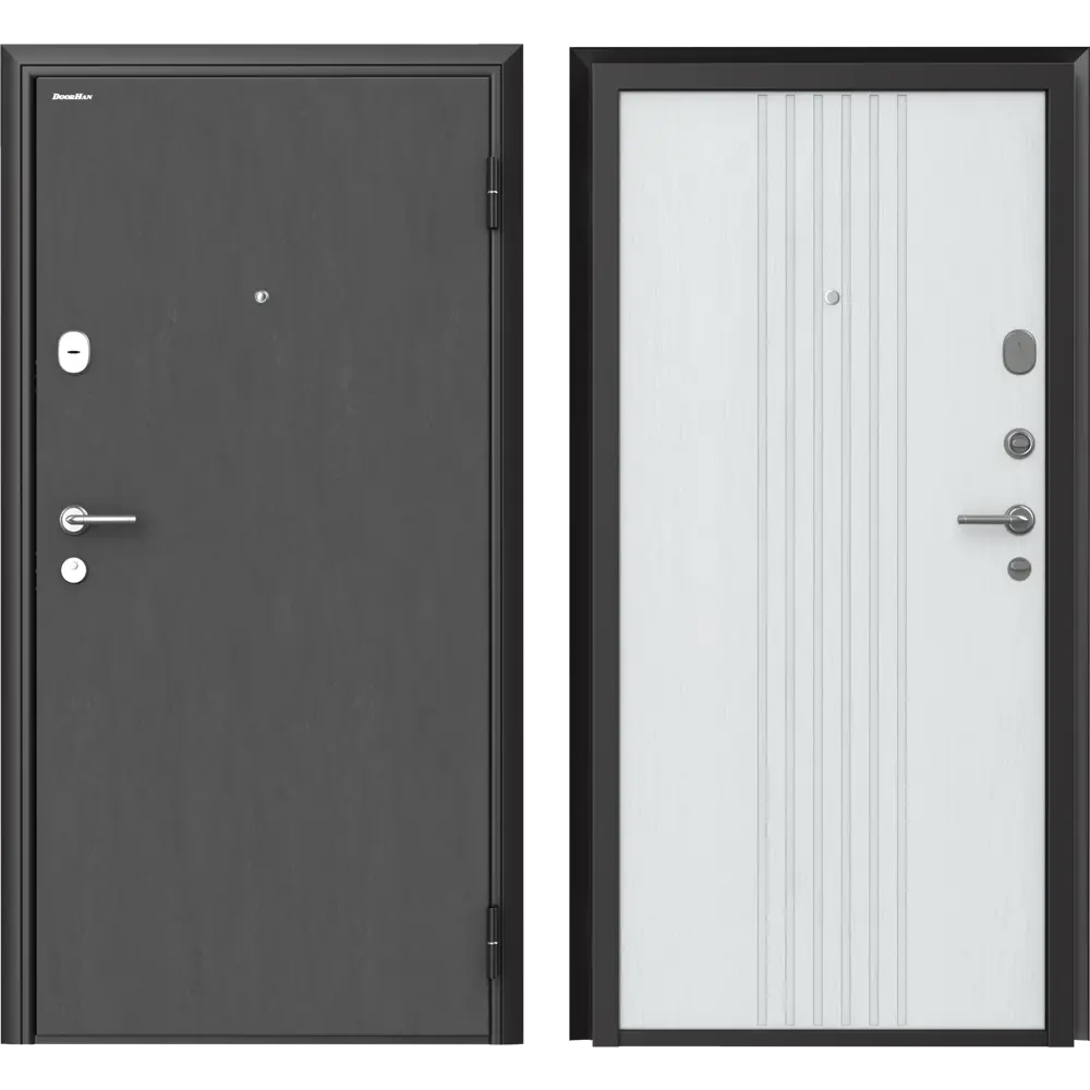 Дверь входная металлическая Премиум New 88x205 см правая белый 88483556 STLM-2132430 DOORHAN 