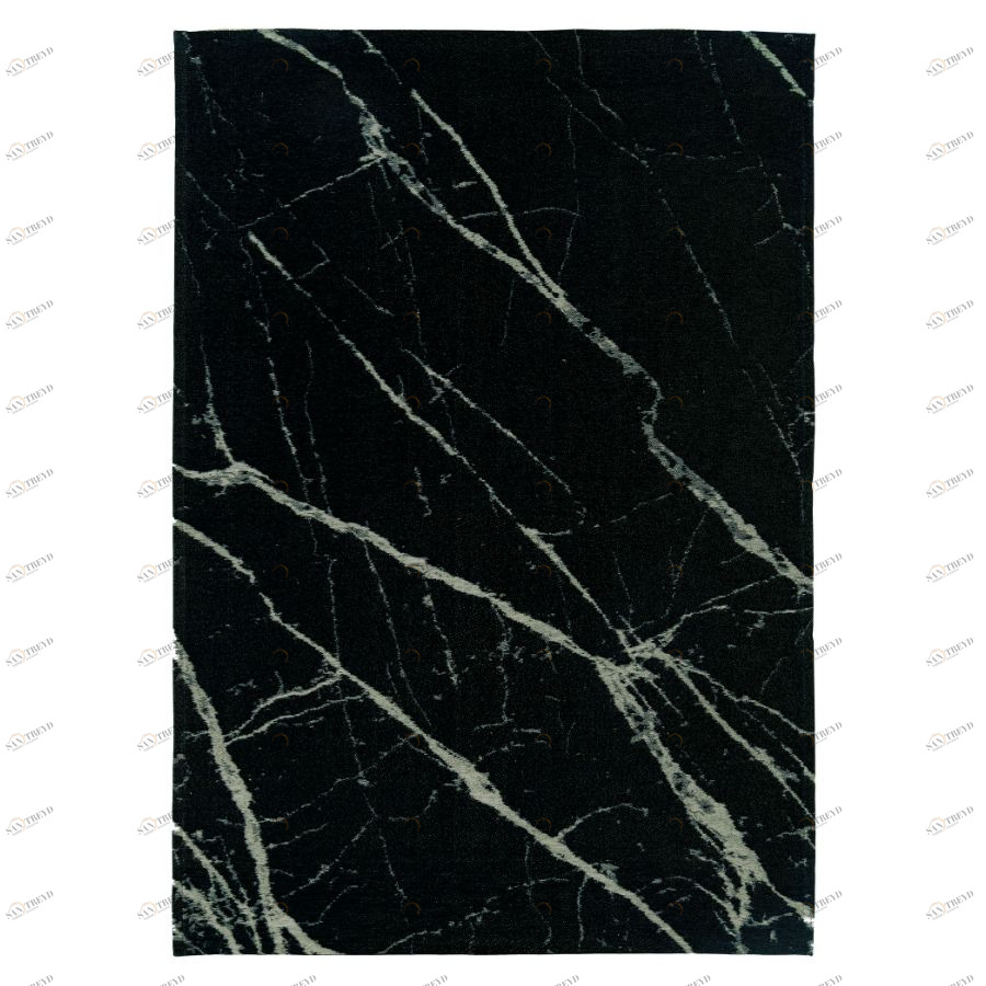 Ковер Pietra, 160х230 см, черный Carpet Decor C1129