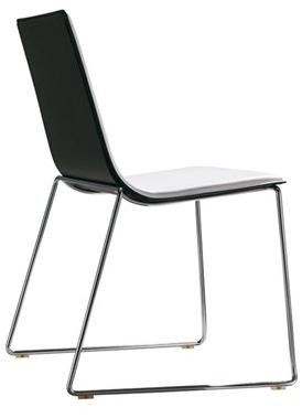 Andreu World Стул штабелируемый на санках из дуба Lineal Si0582 - Вид №19