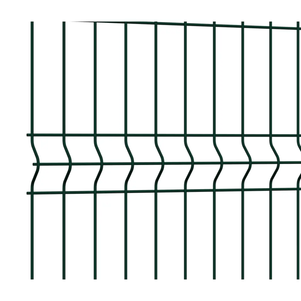 3D панель для забора Grand Line Fine 2.5x.73 м полиэстр RAL 6005 зелёный STLM-2070764 - Вид №2