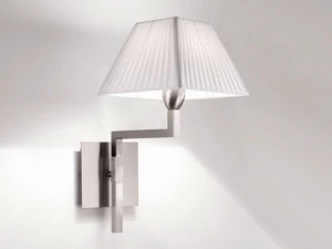 BOVER Регулируемый настенный светильник из ткани Carlota