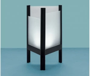 Euroluce Lampadari Светодиодная настольная лампа из стекла и железа Patchwork