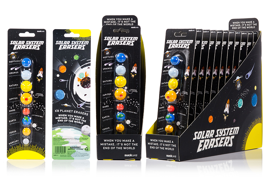 Набор ластиков «Солнечная система» SUCK UK SKERASERPLAN1 - Вид №11