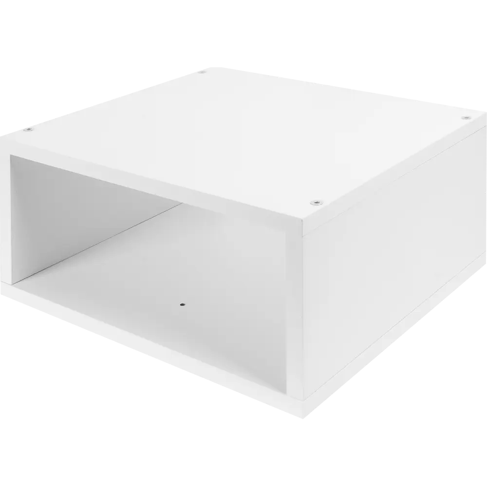 Стеллаж Spaceo KUB 1 секция 18x36.1x31.7 см ЛДСП цвет белый 82731910 STLM-2199081  - Вид №5