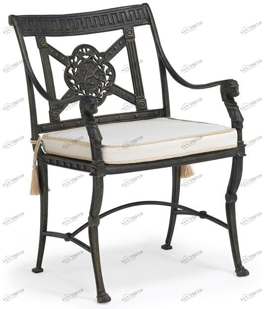 Oxley's Furniture Садовый стул из алюминия с подлокотниками Luxor Luac