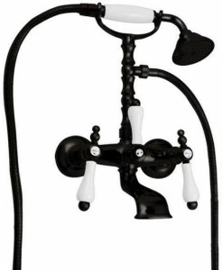 Rubinetteria Giulini Настенный комплект для ванны с ручным душем Classic revolution - praga F7500ce