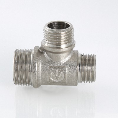 VTr.131.RN.050404 Фитинг резьбовой – тройник переходной c наружной резьбой Valtec 3/4" х 1/2" х 1/2"  - Вид №8